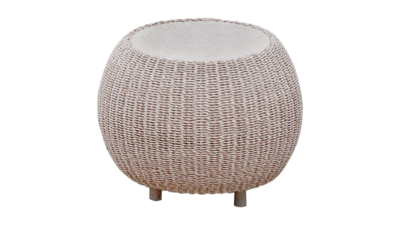 Bonbon Side Table With Mactan Stone Top