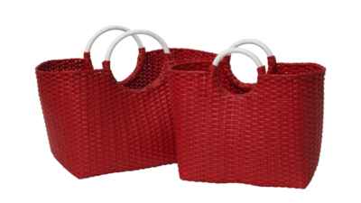 Hand Basket Red