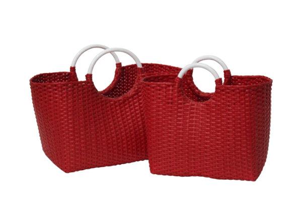 Hand Basket Red